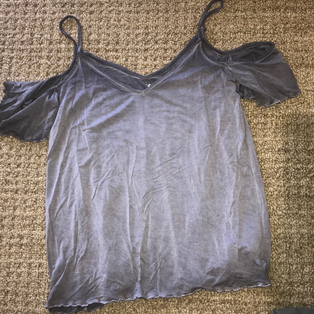 American eagle off the shoulder top